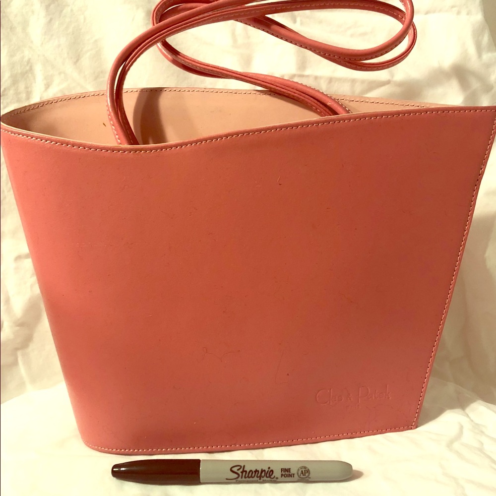 Cleo&Patek Pink Asymmetric Shoulder Bag